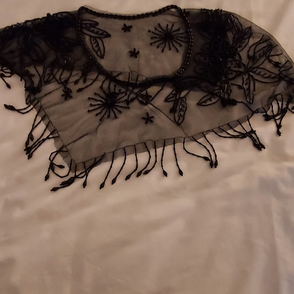 Beaded over shoulder wrap - Picture 9 of 9